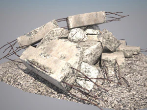 construction garbage 3D Model