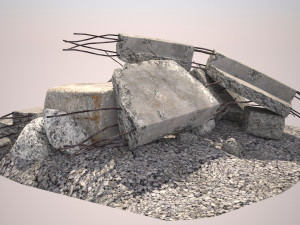 construction garbage 3D 模型