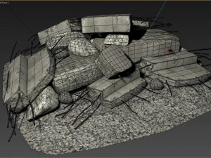 construction garbage 3D Model