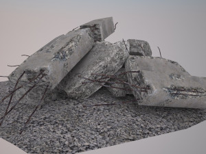 construction garbage 3D 模型