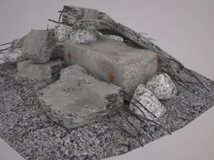 construction garbage 3D Model