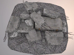 construction garbage 3D Model