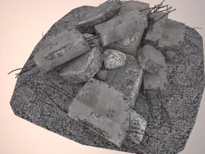 construction garbage 3D Model