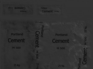 cement bags on pallet 3D 模型