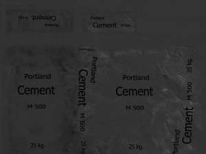 cement bags on pallet 3D Model