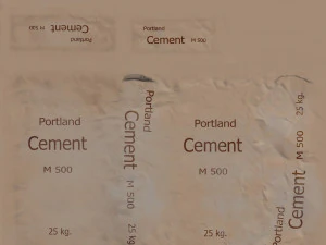 cement bags on pallet 3D Model