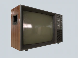 zabytkowy telewizor Model 3D