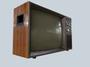 zabytkowy telewizor Model 3D