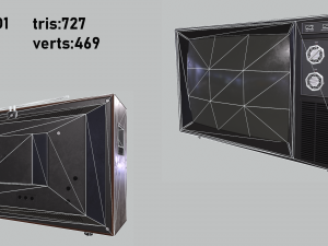 vintagetv 3D 모델