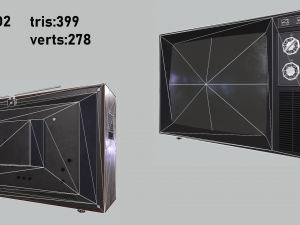 vintagetv 3D 모델