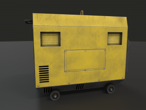 diesel generator 3D 모델