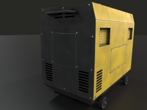 diesel generator 3D 모델