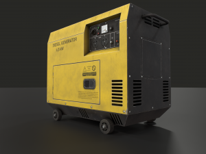 diesel generator 3D 모델