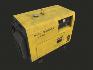 diesel generator 3D 모델