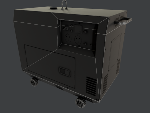 diesel generator 3D 모델