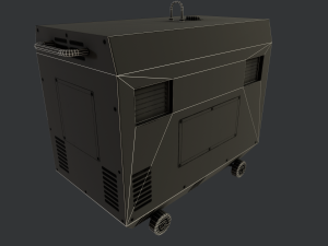 diesel generator 3D 모델