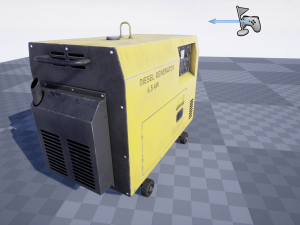 diesel generator 3D 모델