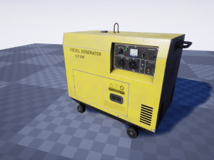 diesel generator 3D 모델