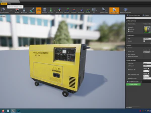 diesel generator 3D Model
