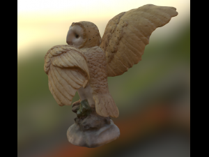barn owl 3D 프린트 모델