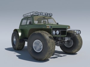 lada niva marsh 1922 3D मॉडल