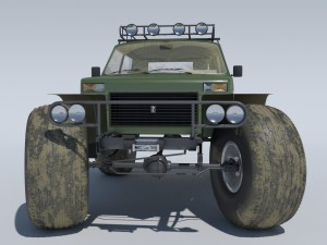 lada niva marsh 1922 3D Model