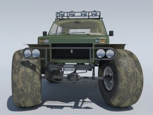 lada niva marsh 1922 3D Model