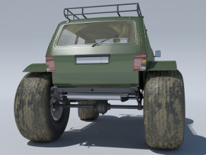 lada niva marsh 1922 3D Model