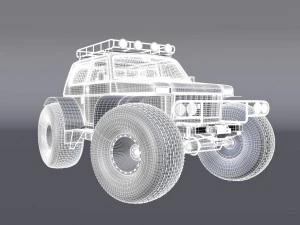 lada niva marsh 1922 3D Model