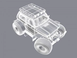 lada niva marsh 1922 3D Model