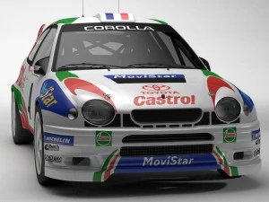 toyota corolla wrc 3D Model