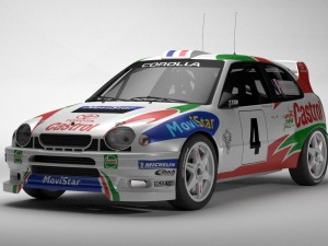 toyota corolla wrc 3D Model