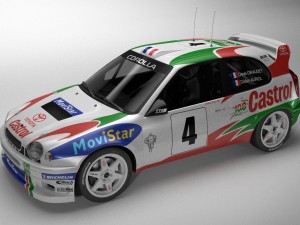 toyota corolla wrc 3Dモデル in 競争 3DExport