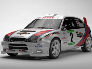 toyota corolla wrc 3D Model