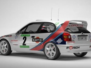 toyota corolla wrc 3D Model