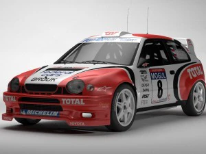 toyota corolla wrc 3D Model