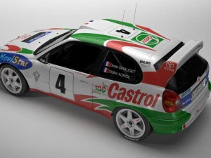 toyota corolla wrc 3D Model