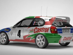 toyota corolla wrc 3D Model