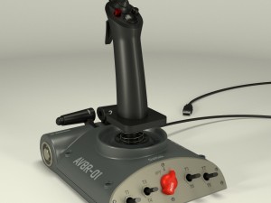 saitek av8r joystick 3Dモデル
