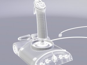 saitek av8r joystick 3Dモデル