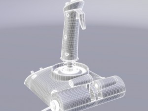 saitek av8r joystick 3Dモデル