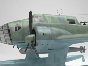 rwd-22 torpedo bomber 3D Model