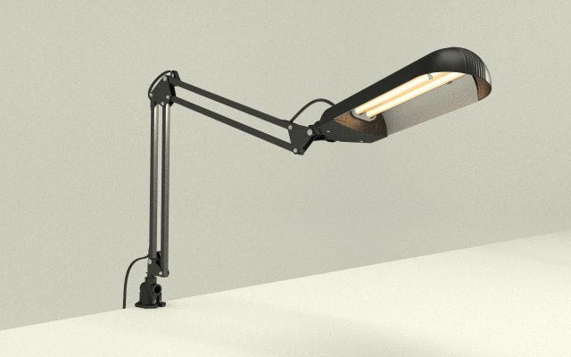 adjustable table lamp Model 3D .c4d .max .obj .3ds .fbx .stl .blend 
