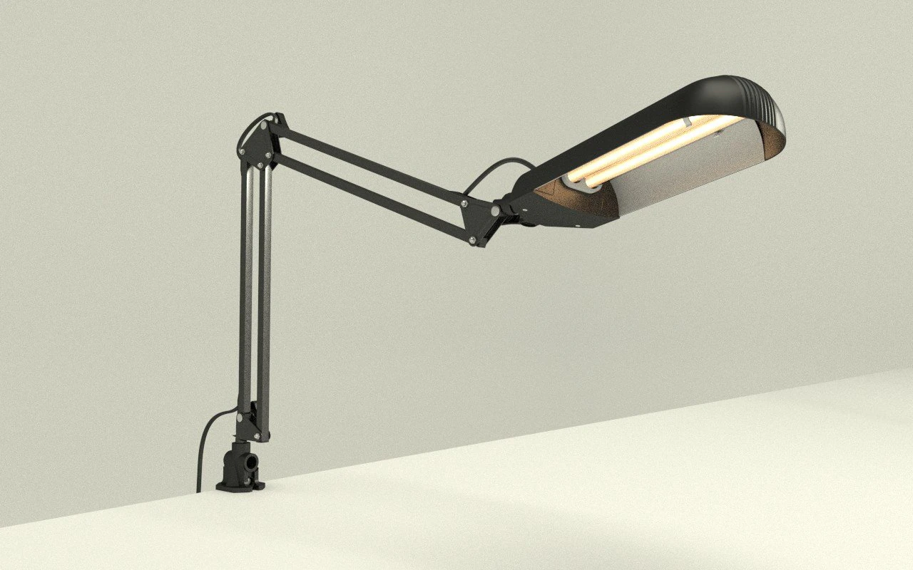 adjustable table lamp 3D Model .c4d .max .obj .3ds .fbx .stl .blend