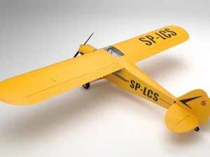 piper pa-18 supercub 3D Model