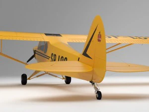 piper pa-18 supercub 3D Model