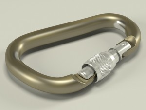 climbing carabiner 3D Model