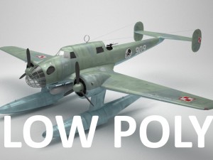 rwd-22 torpedo bomber low poly 3D Model