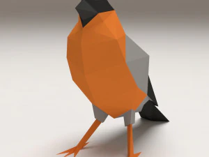 bird - bullfinch 3D Print Model