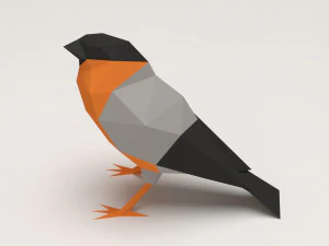 bird - bullfinch 3D Print Model